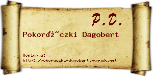 Pokoráczki Dagobert névjegykártya